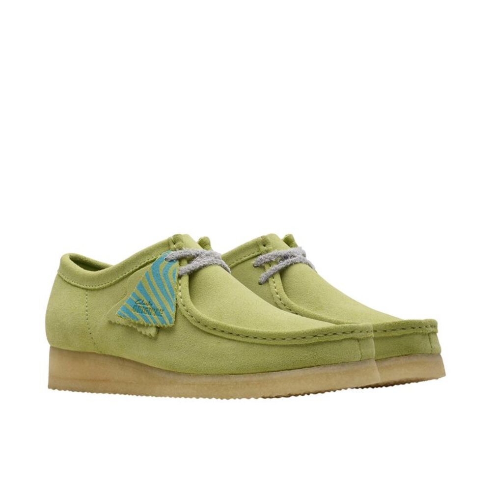 Clarks Mens Wallabee Green Shoes (NWT) - Picture 4 of 6